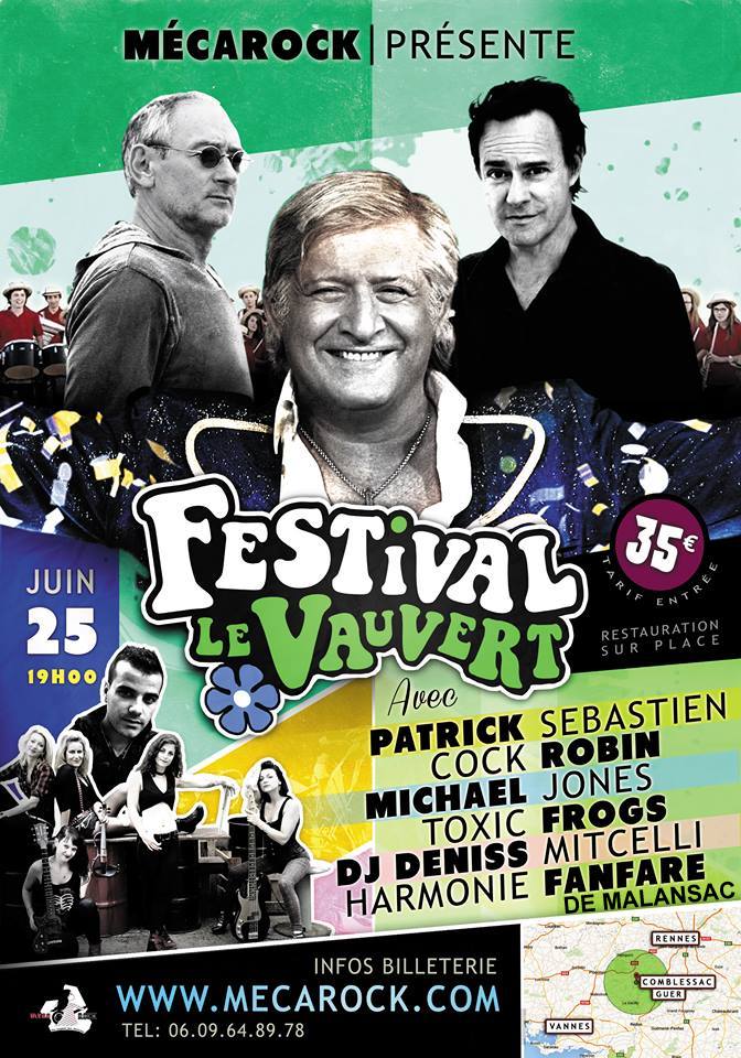 Affiche festival Vauvert Fanfare Malansac