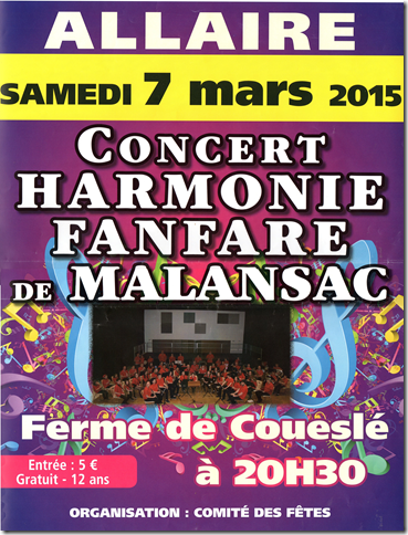 Affiche concert Allaire 7 mars 2015